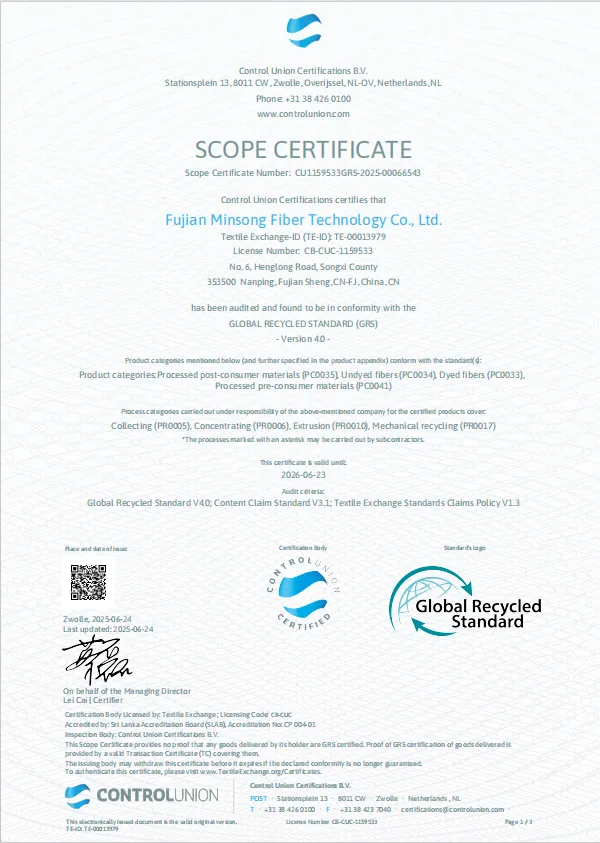 Global Recycled Standard (GRS)